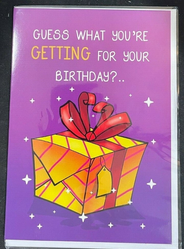 Guess What You're Getting for Your Birthday (Birthday Greeting Card)