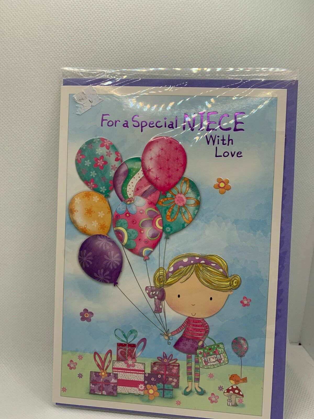 For A Special Niece With Love (Birthday Card / Greeting Card)
