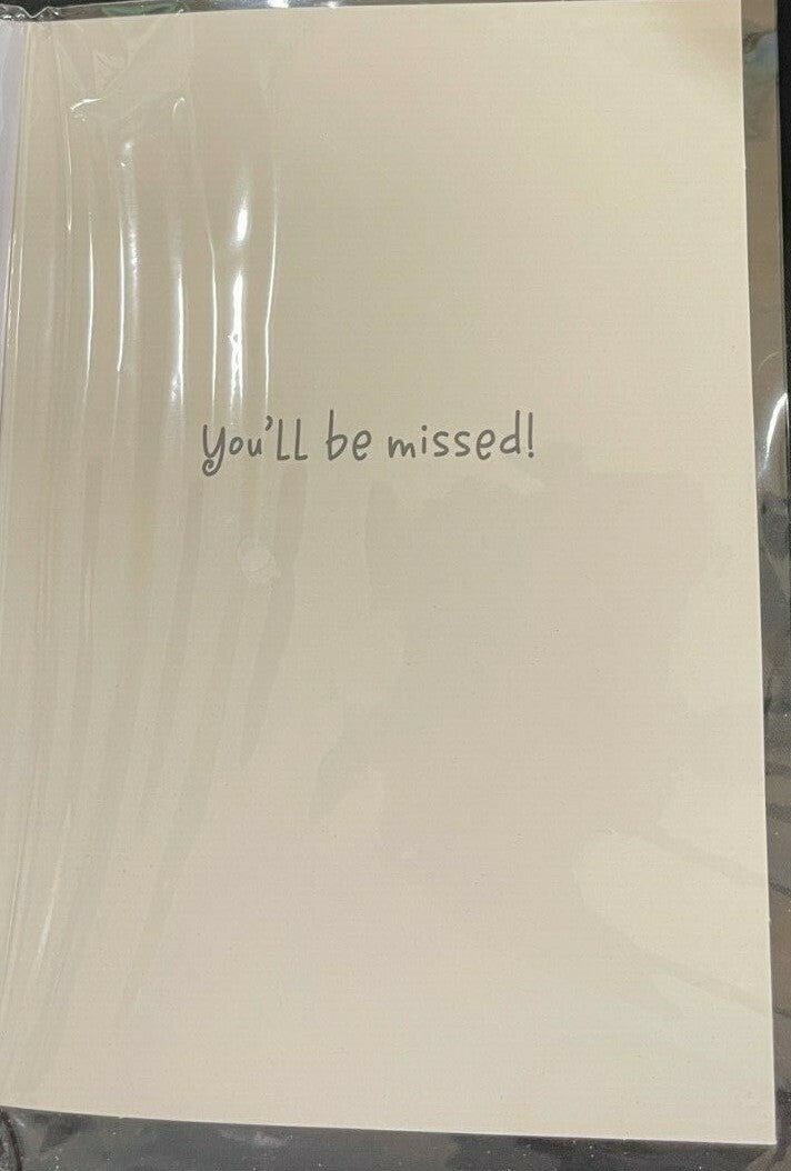 Sorry You're Leaving (Good Luck Greeting Card)