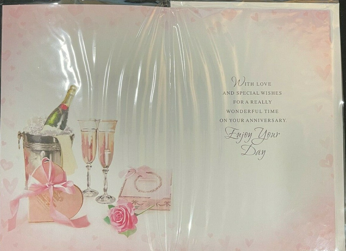 For You, Daughter and Son In Law on your Anniversary (Greeting Card)