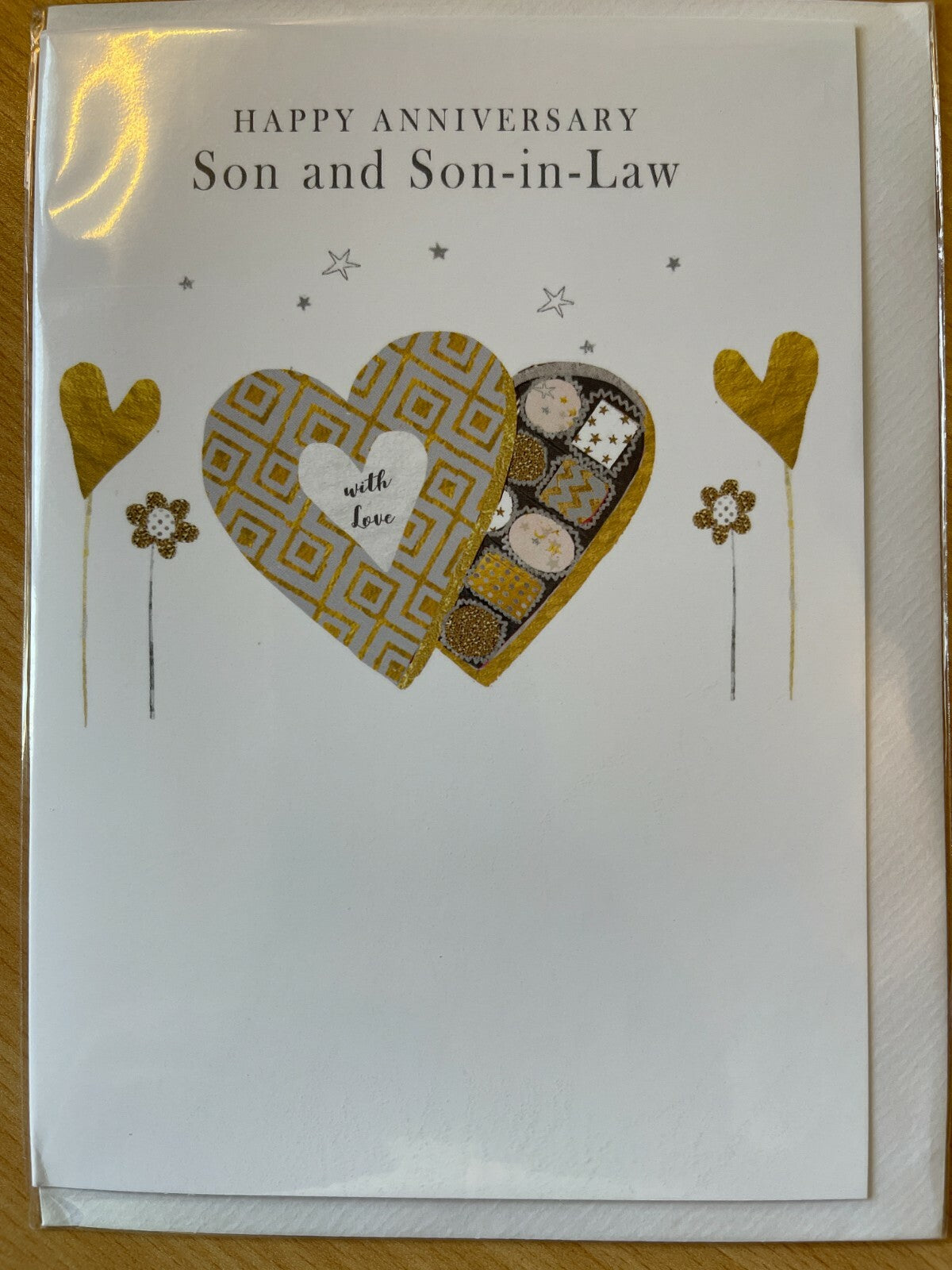 Happy Anniversary Son and Son-in-Law ( Greeting Card )