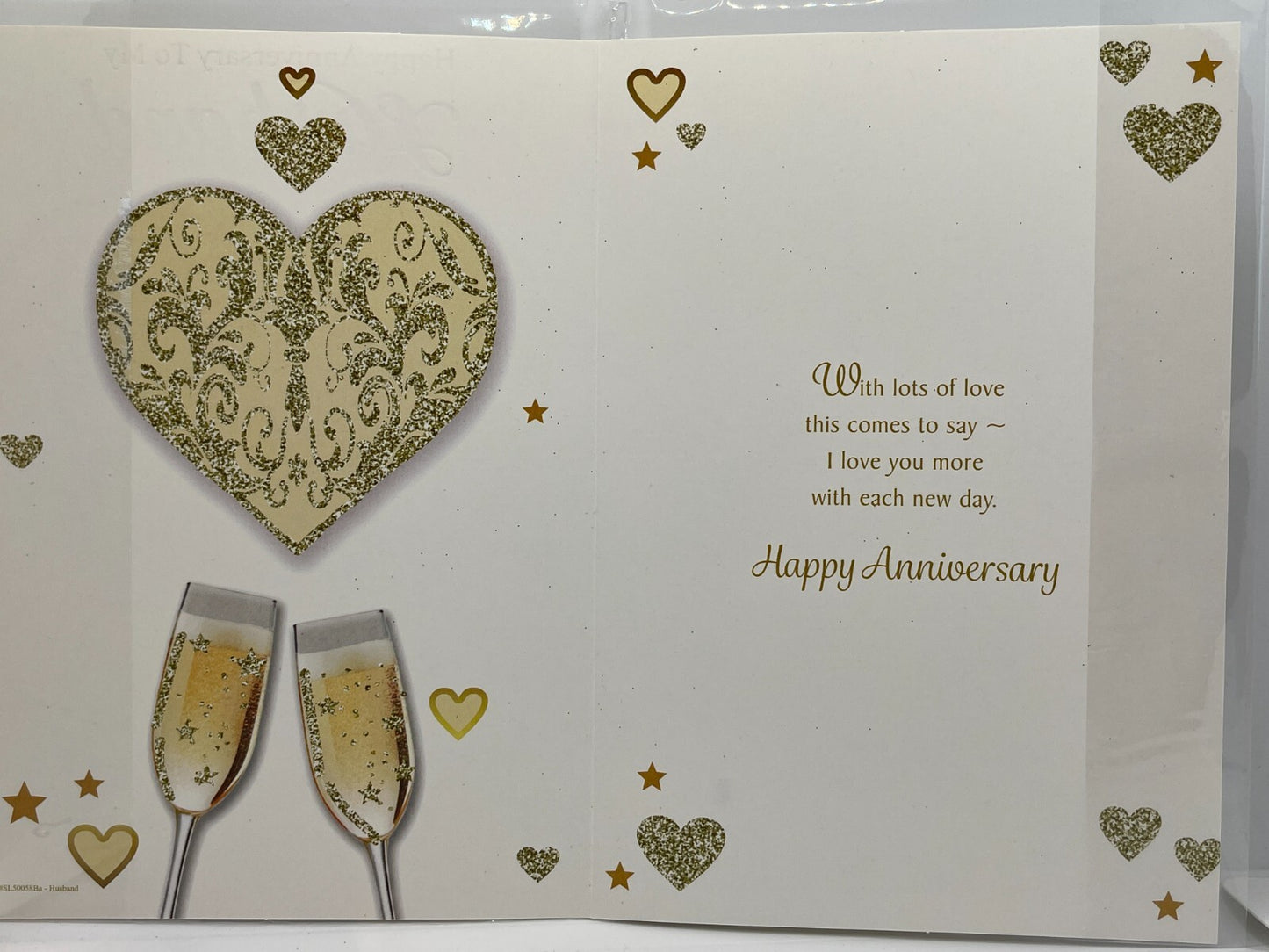 Happy Anniversary to My Husband (Greeting Card)