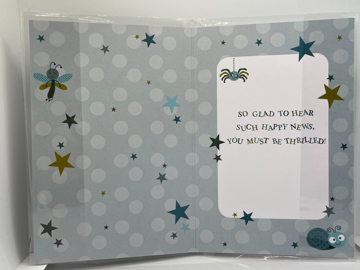 Baby Boy Welcome to the World (New Baby Greeting Card)