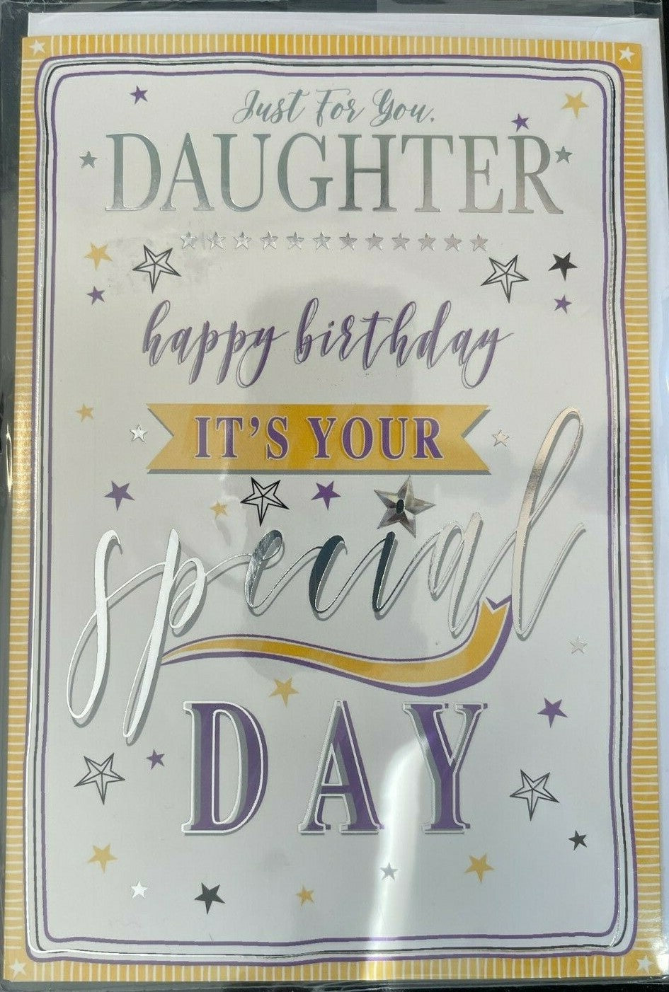 Just for your Daughter Happy Birthday (Birthday / Greeting Card)