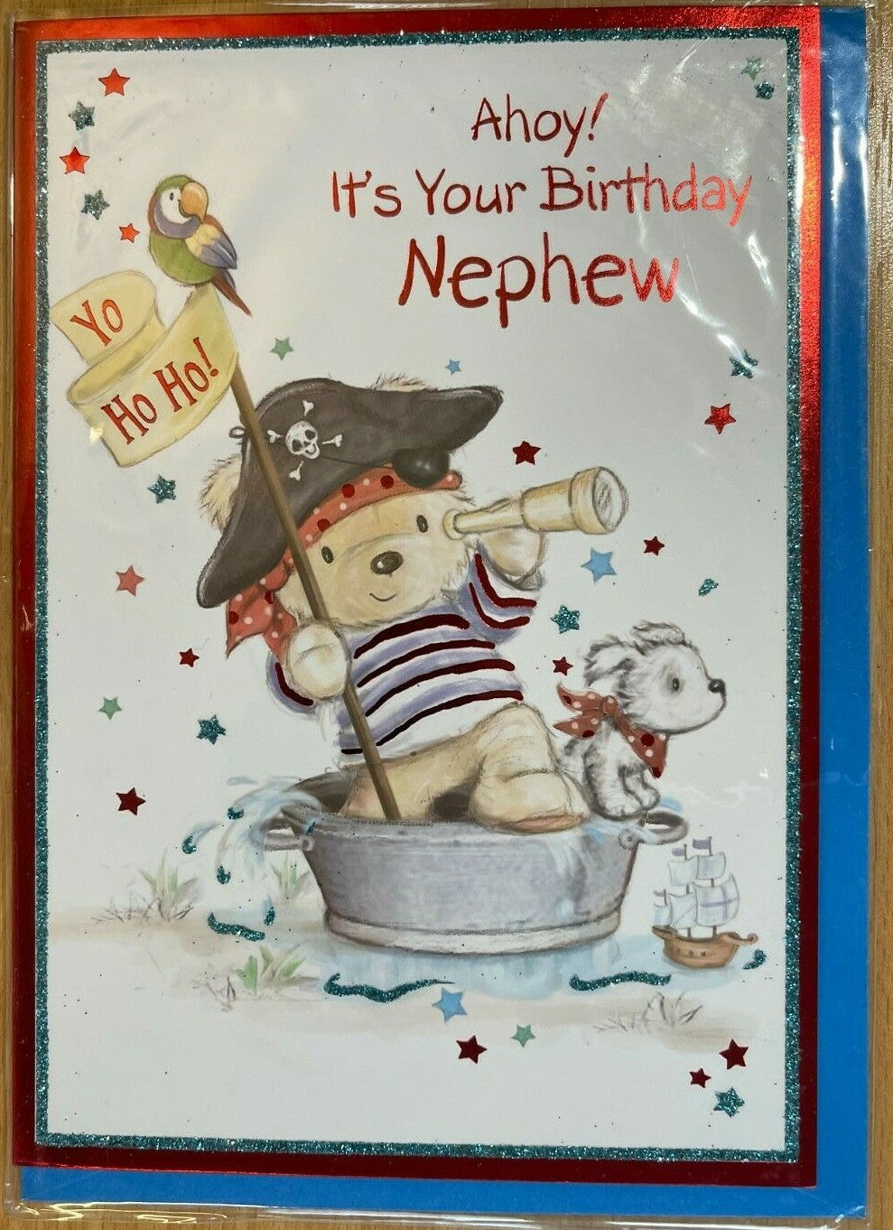 Ahoy! It's Your Birthday Nephew (Birthday Card / Greeting Card)