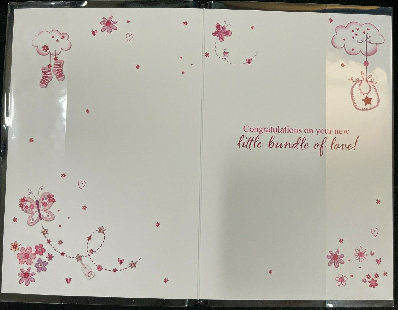 You have a Beautiful Baby Girl (New Baby Congratulations Greeting Card)