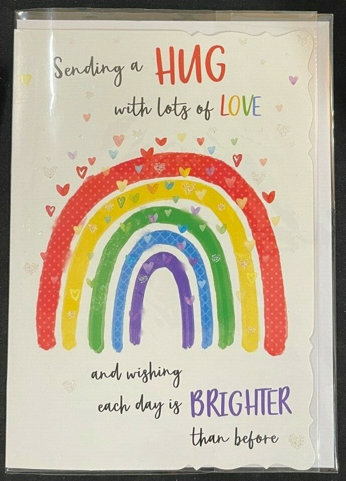 Sending a Hug with Lots of Love (Greeting Card)