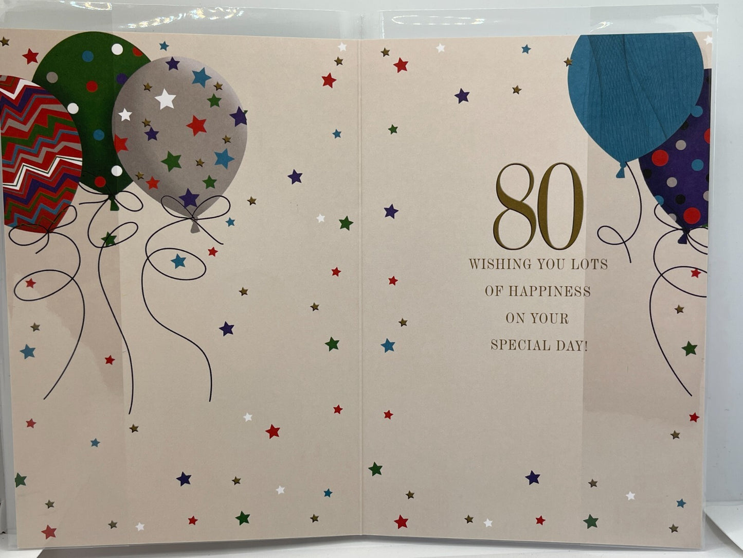 You Are 80 Happy Birthday (Birthday Greeting Card)