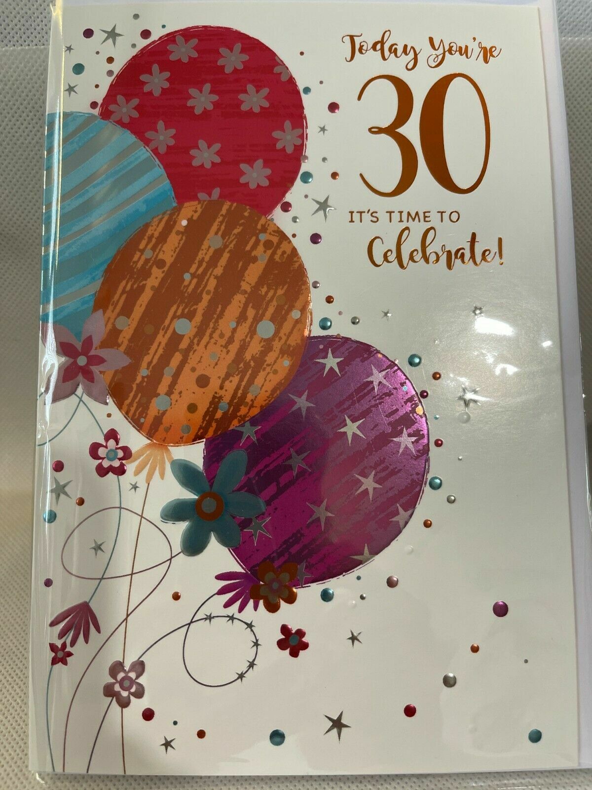 Today You're 30 It's time to celebrate! (Birthday/Greeting Card)