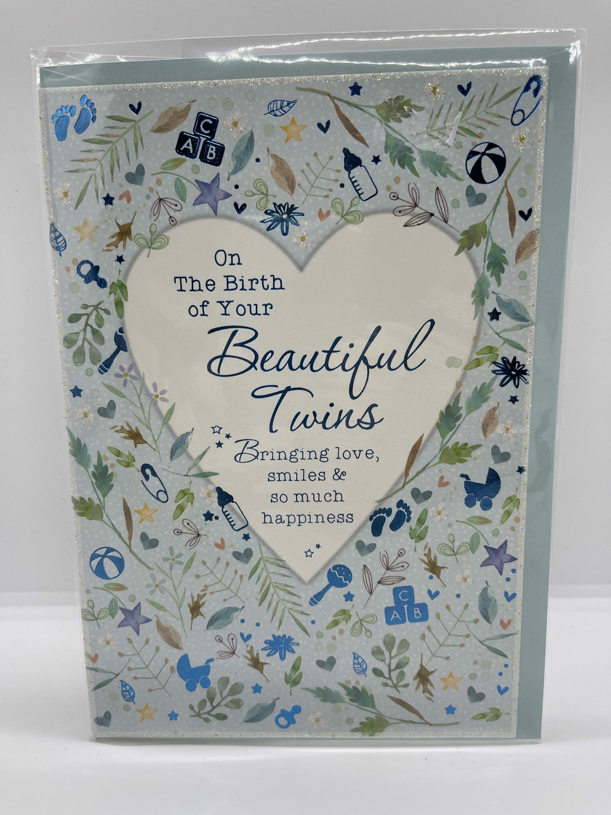 On The Birth of Your Beautiful Twins (Greeting Card)
