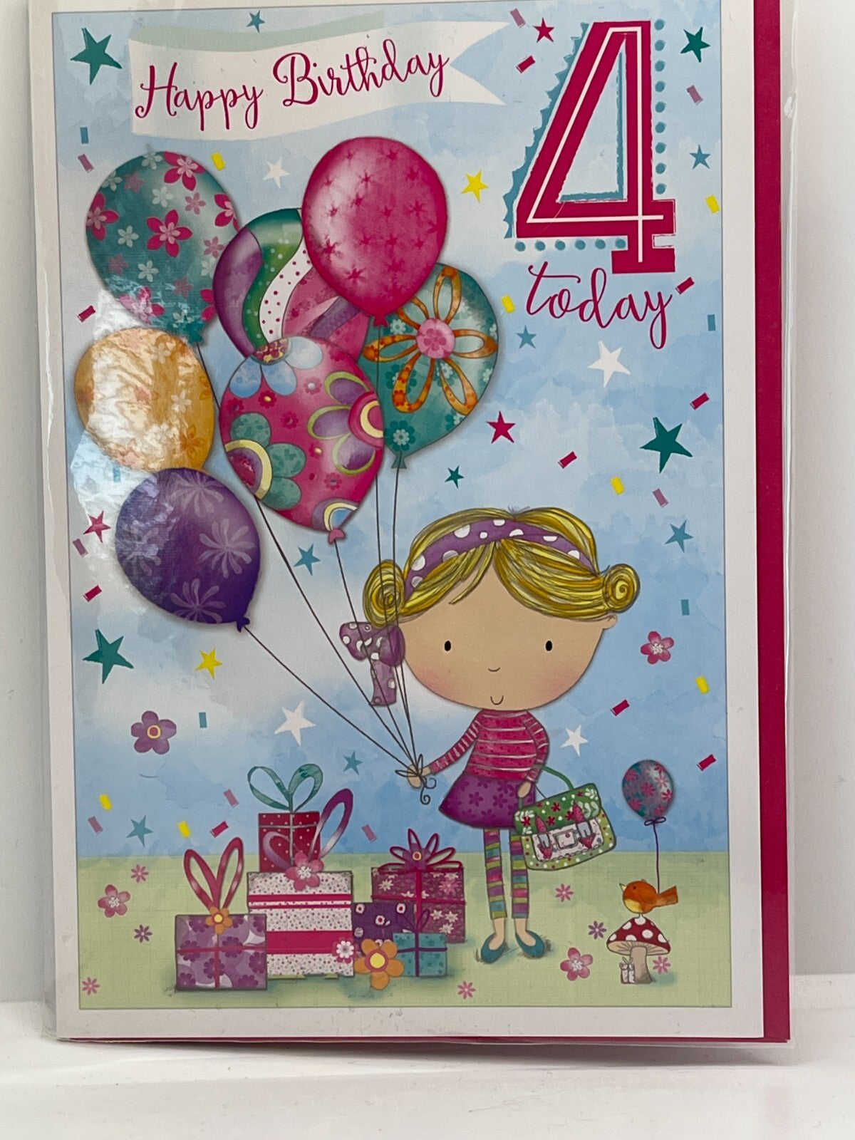 Happy Birthday 4 Today (Greeting Card)