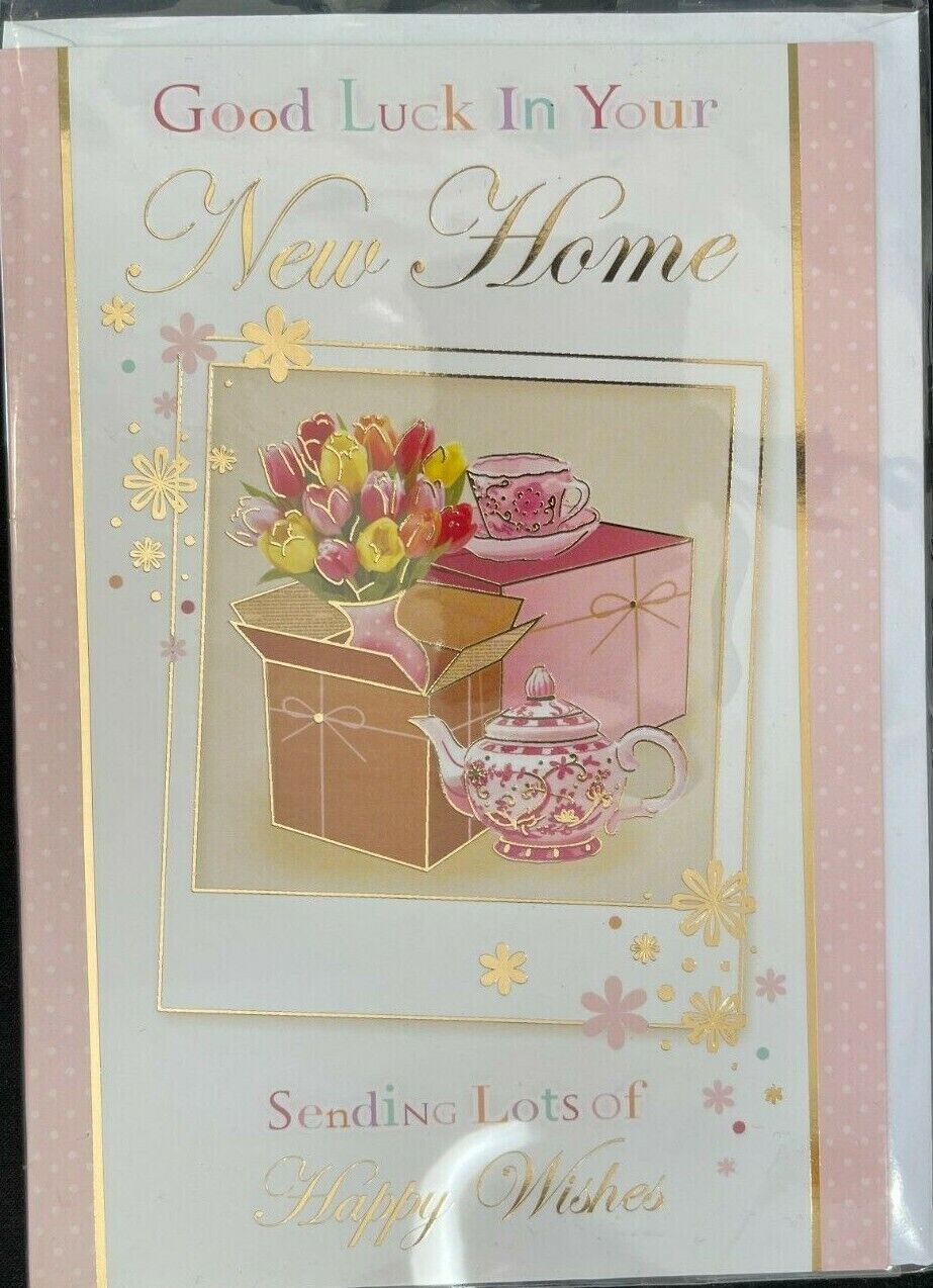 Good Luck in your new home (Greeting Card)