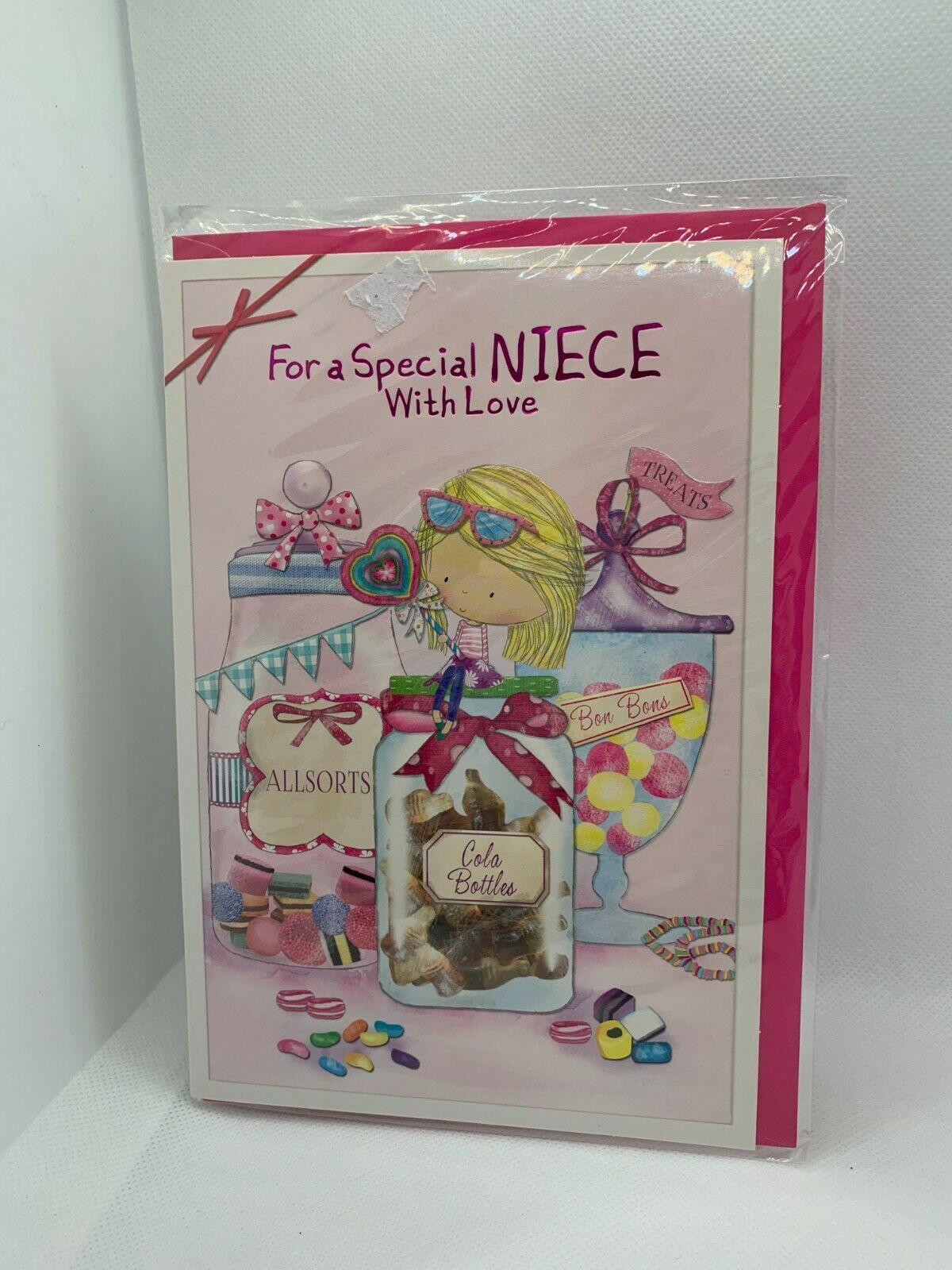 For A Special Niece With Love (Birthday Card / Greeting Card)