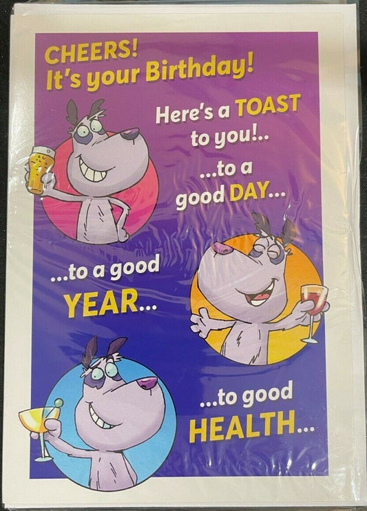 Cheers! It's your birthday  (Birthday Greeting Card)