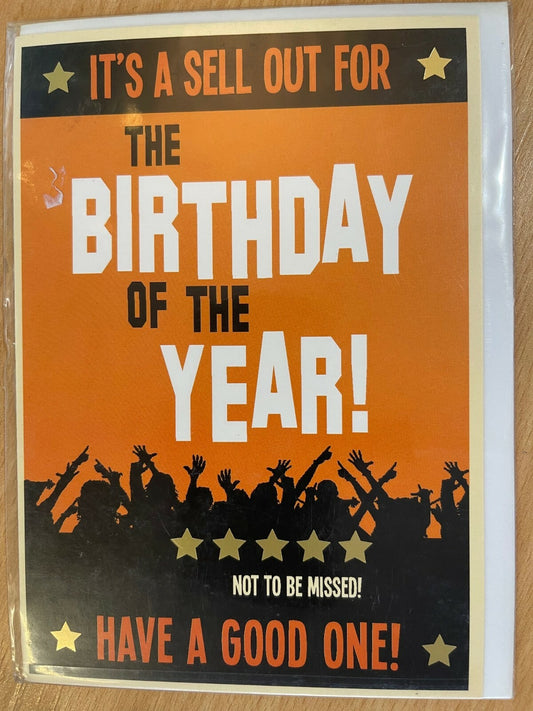 The Birthday of The Year (Greeting / Birthday Card)