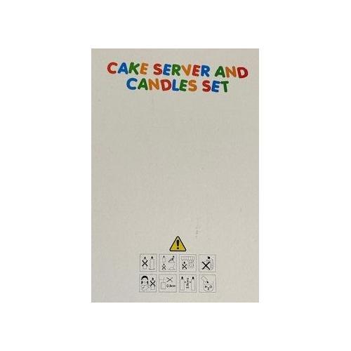 Cake Server and Candle Set (Children's Party)