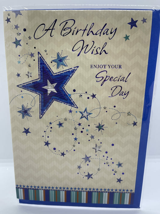 A Birthday Wish Enjoy Your Special Day (Birthday / Greeting Card)