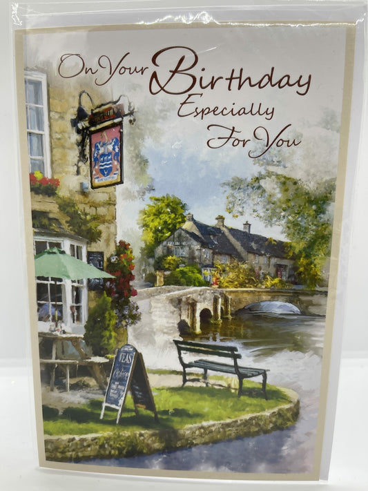 On Your Birthday Especially for you (Greeting / Birthday Card)