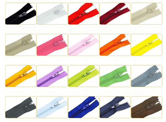 24cm / 9 inch Nylon Coil Zip