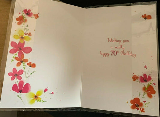 70 Happy Birthday (Birthday / Greeting Card)