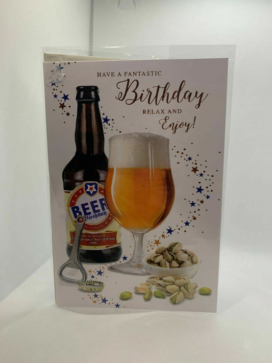 Have A Fantastic, Relax And Enjoy  (Birthday Card / Greeting Card)