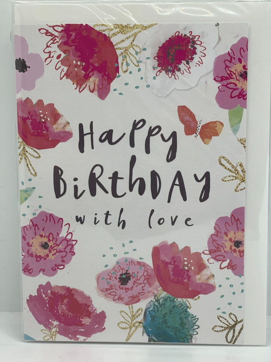 6 x Happy Birthday Cards  (Birthday Greeting Cards)