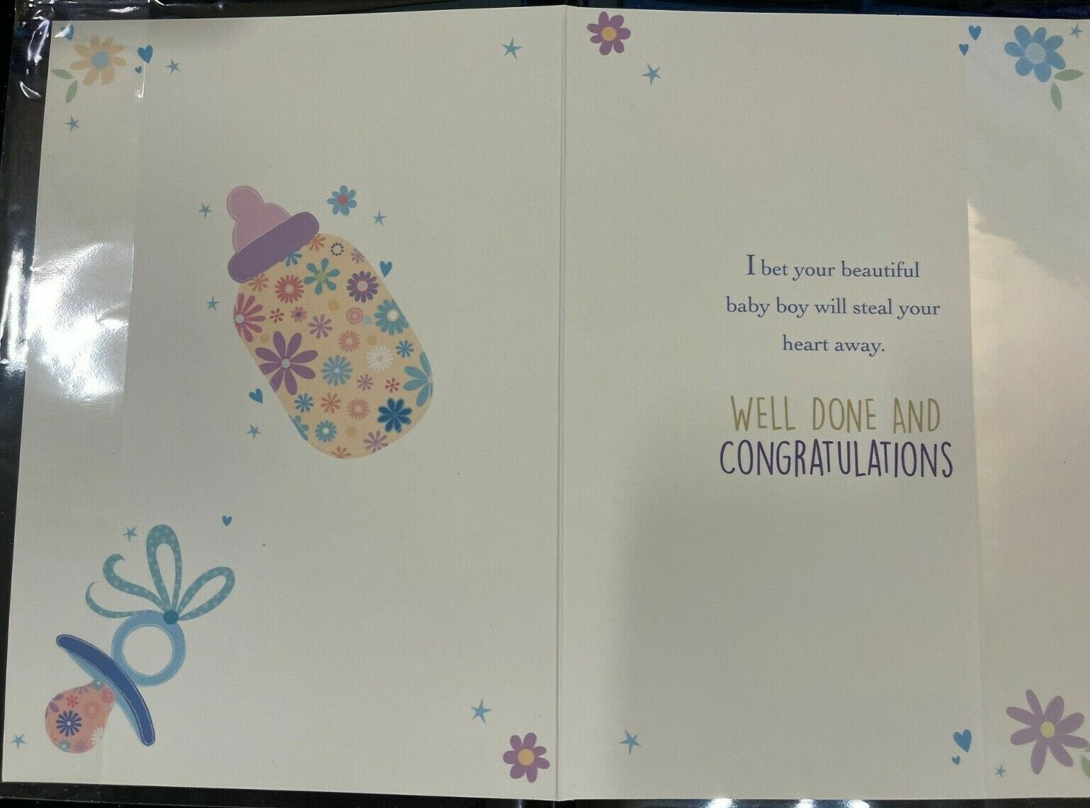 A Beautiful New Baby Boy (New Baby Greeting Card)