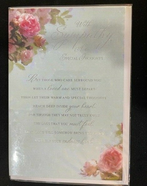 With Sympathy and Special Thoughts (Sympathy Card)