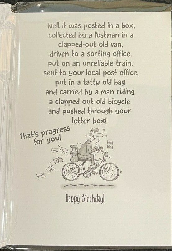 Isn't Technology AMAZING?! (Birthday Greeting Card)
