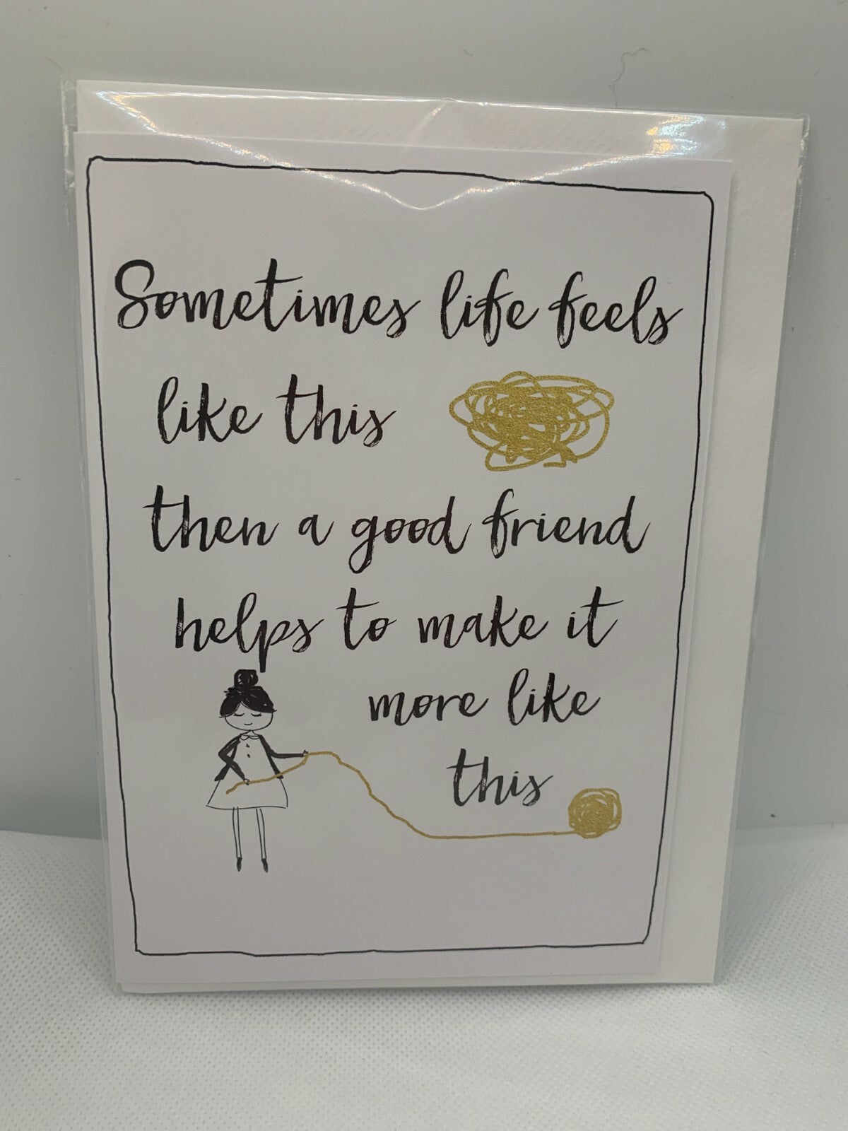 Uplifting good friend card ( Greeting Card )