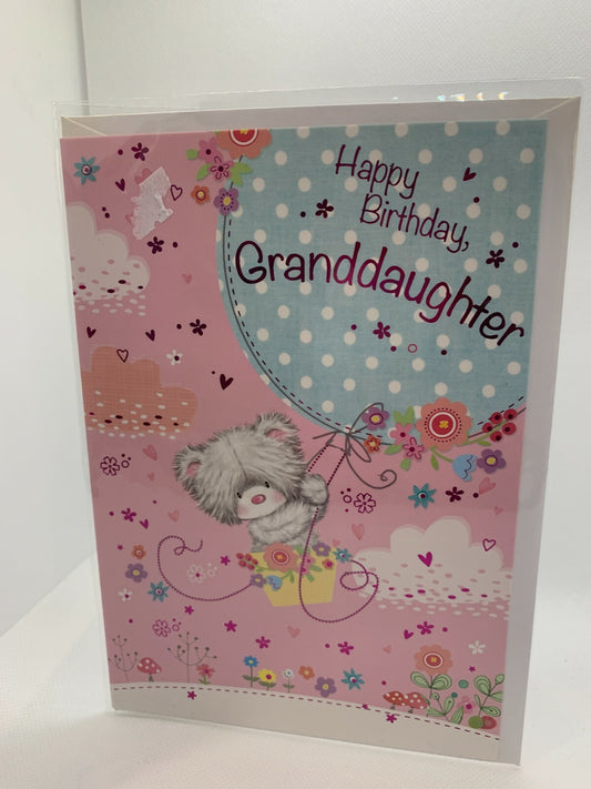 Happy Birthday Granddaughter (Birthday / Greeting Card)