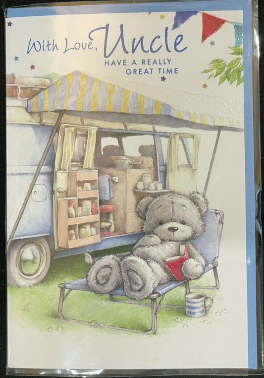 With Love Uncle Have a Really Great Time (Birthday/Greeting Card)