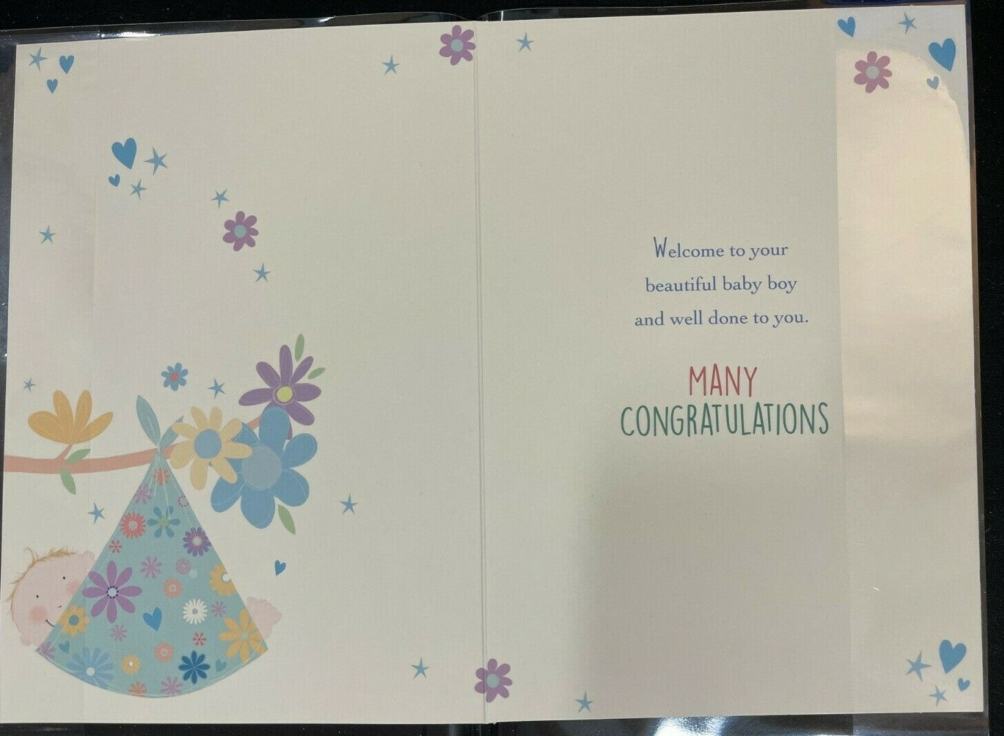 A Beautiful New Baby Boy (New Baby Greeting Card)