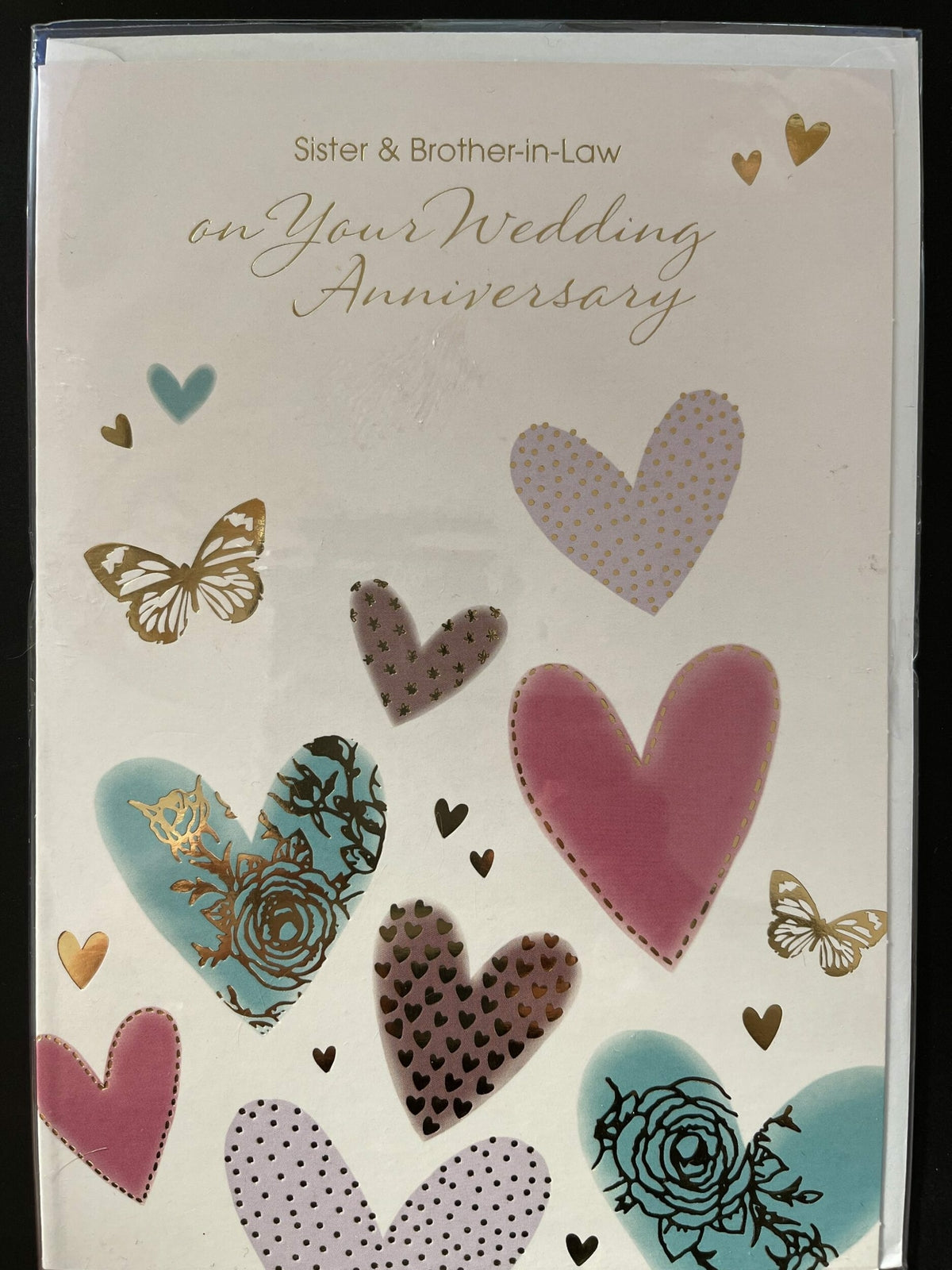 Sister & Brother-in-Law on Your Anniversary (Greeting Card)
