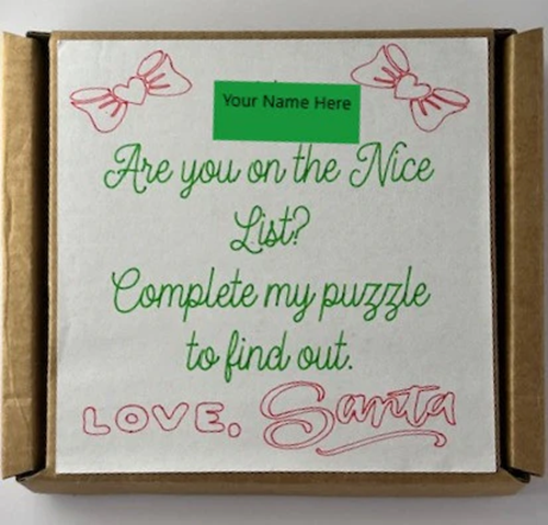 Christmas Eve Box, Nice List Approval Jigsaw