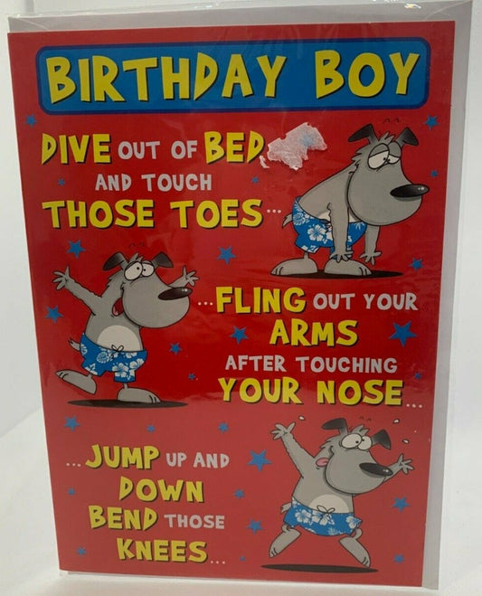 Birthday Boy  (Birthday Card / Greeting Card)
