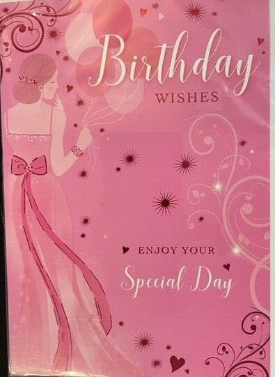 Birthday Wishes Enjoy Your Special Day (Greeting / Birthday Card)