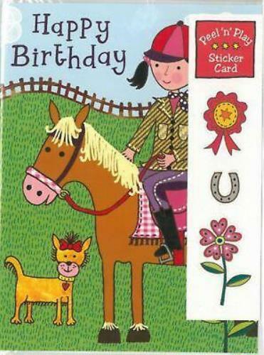 Happy Birthday (with Peel 'n' Play Sticker Card) (Greeting Card)