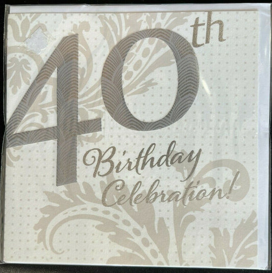 40th Birthday Celebration (Birthday / Greeting Card)