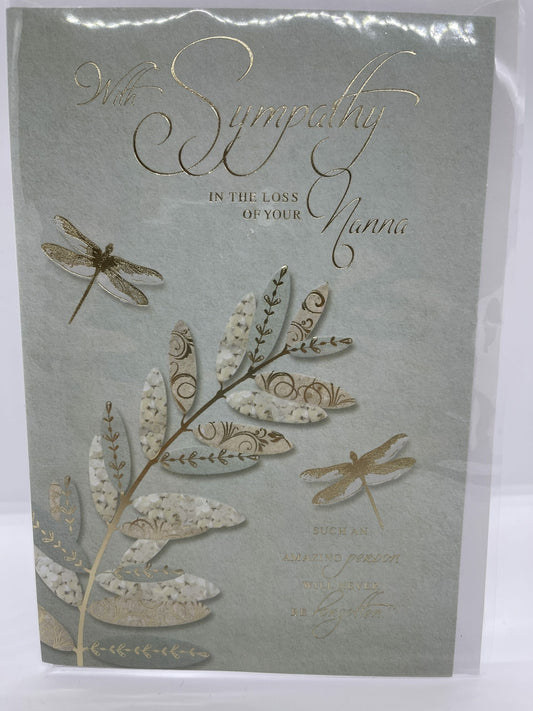 With Sympathy In the Loss of your Nanna (Greeting Card)