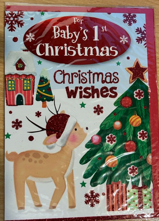 For Baby's 1st Christmas  (Christmas Greeting Card)