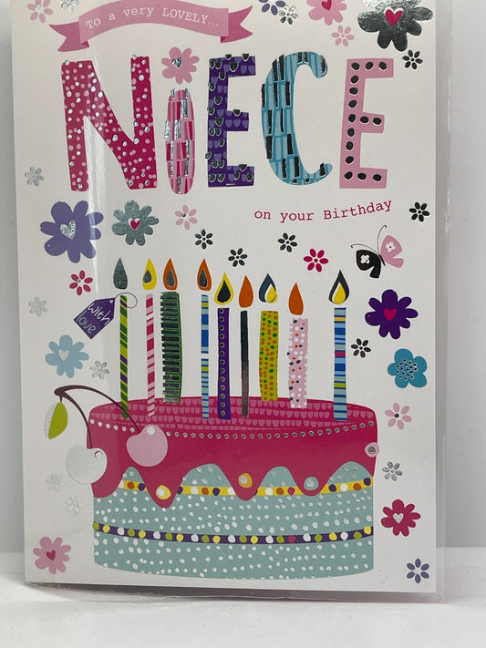 To a very Lovely Niece on your Birthday (Birthday Greeting Card)