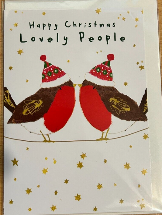 Happy Christmas Lovely People (Christmas Greeting Card)