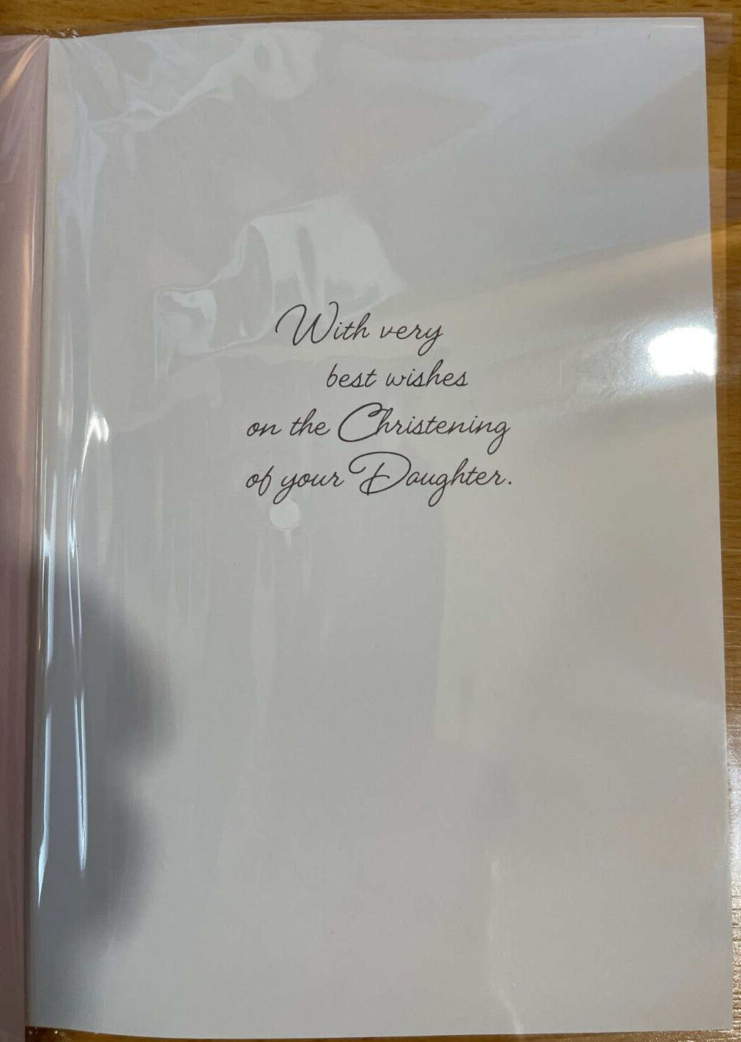 On the Christening of Your Baby Girl  (Greeting Card)