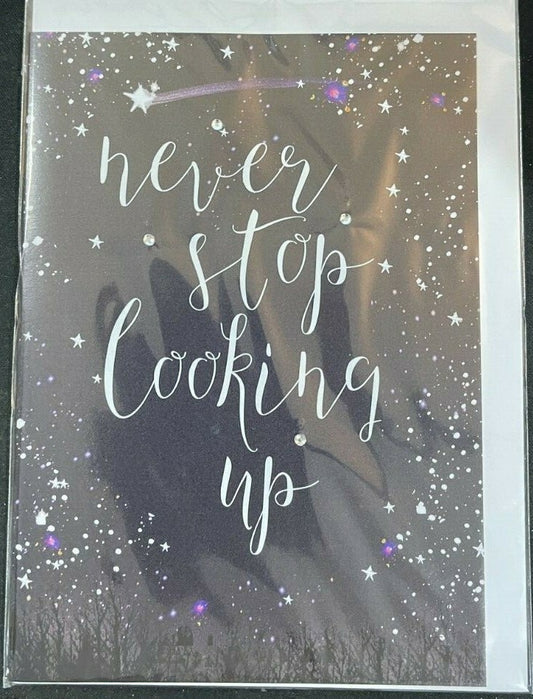 Never Stop Looking Up (Best Wishes Greeting Card)
