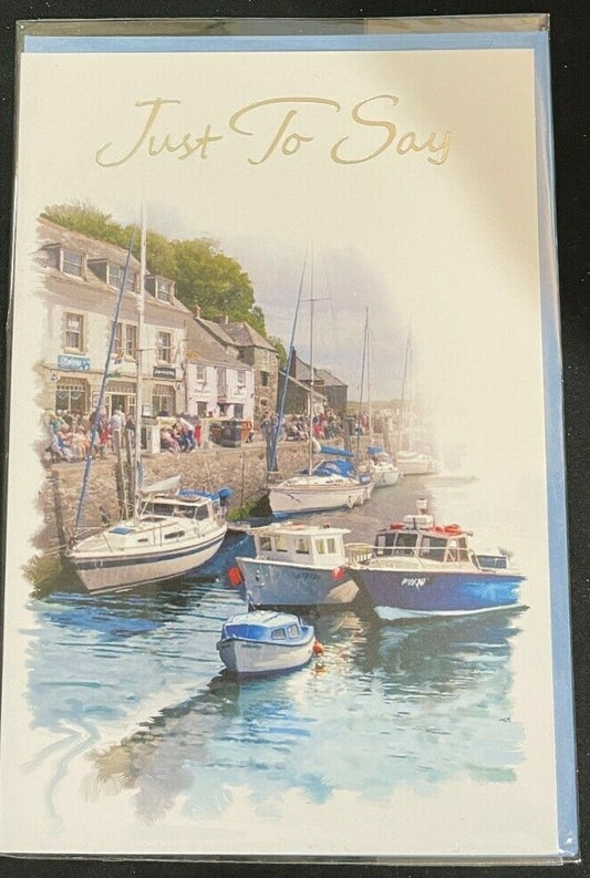 Just to Say  (Blank Greeting Card)