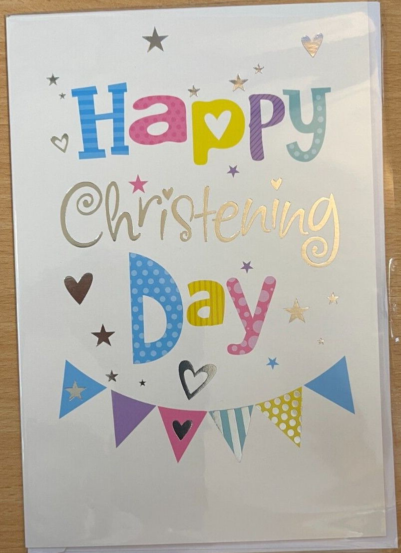 Happy Christening Day  (Greeting Card)