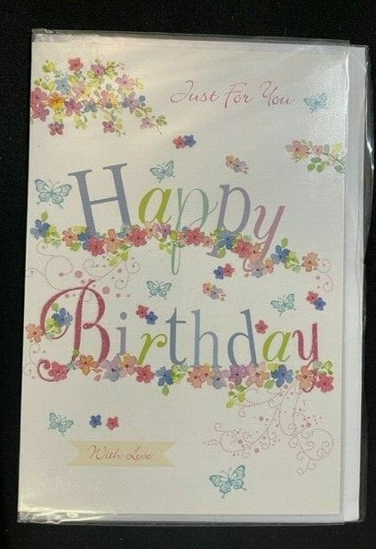 Just for You Happy Birthday (Greeting / Birthday Card)