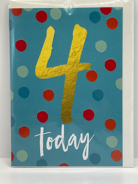 4 Today (Birthday Greeting Card)