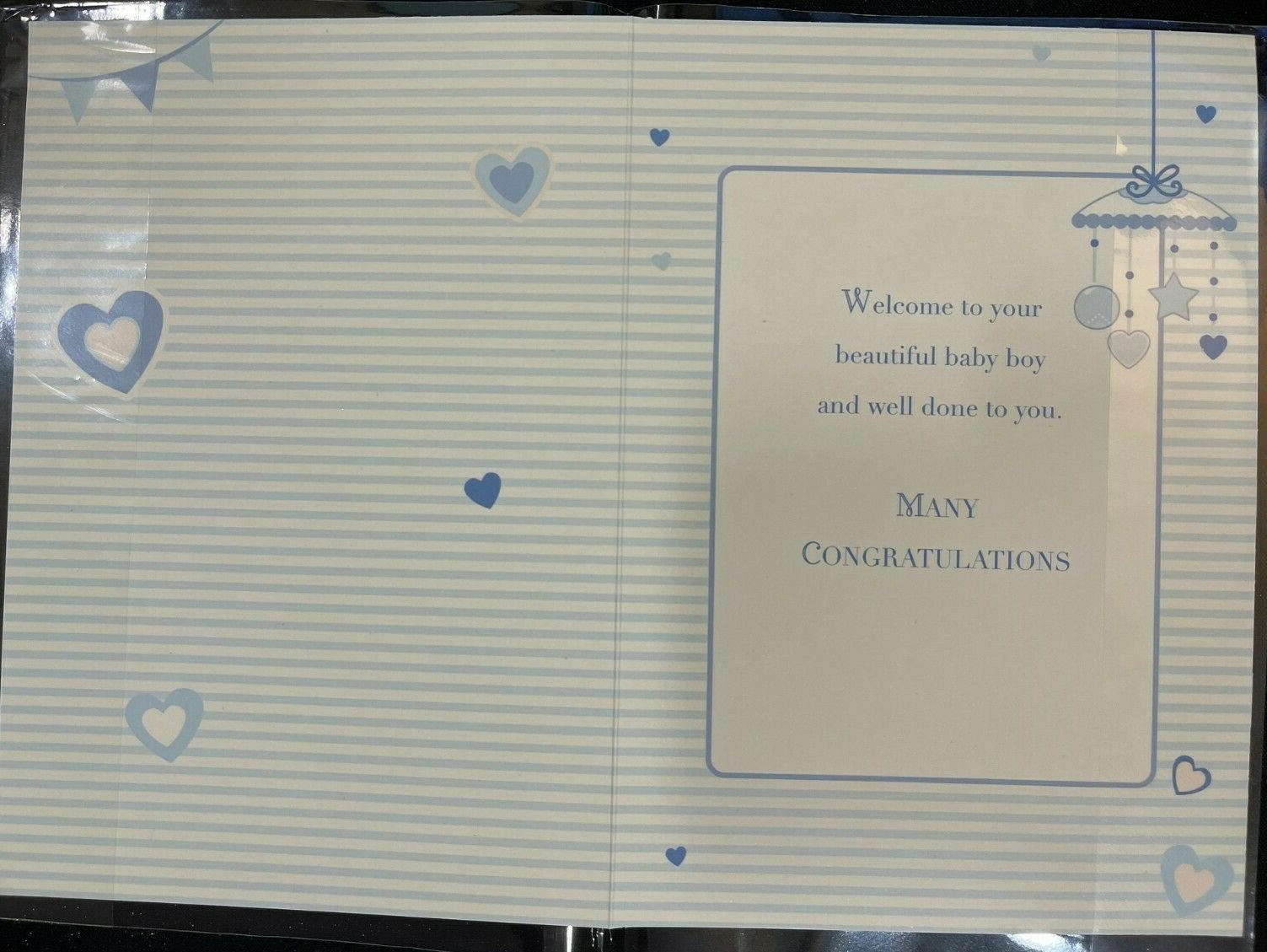 A Brand New Baby Boy A Wonderful Gift  (New Baby Greeting Card)